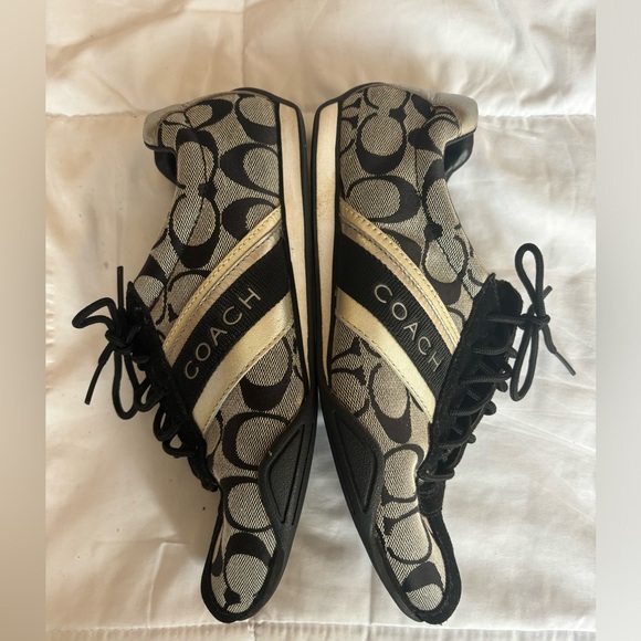 Coach Black and Gray Sneakers in size 7 - Picture 5 of 5